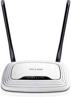 TP-Link TL-WR841N Wireless N print server Wireless Router 2.4 GHz 300 Mbps Wifi Speed Dual Band External Antenna Both (Ethernet and ADSL)