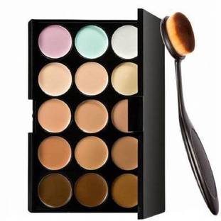 VULPIX 15 Colors Contour Face Cream Makeup Concealer Palette