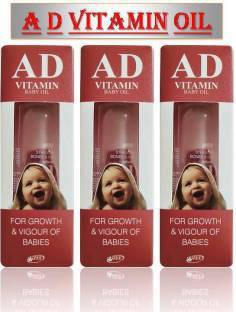 AD VITAMIN ORIGINAL BABY MASSAGE OIL PACK OF 3*170 ML