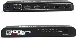 Tobo HDMI Switcher 5 Input 1 Output 5x1 Switch 4K x 2K 1080P Media Streaming Device