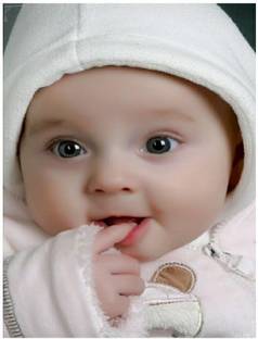 PRMAAN 60.96 cm Very Cute Baby Wall Stickers A23 Self Adhesive Sticker