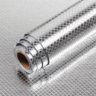 Feeling mall Abstract Silver Wallpaper