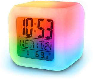 jutek Digital Multicolor Clock