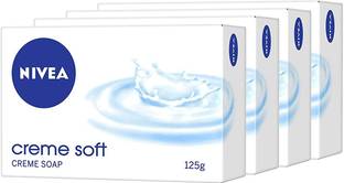 NIVEA Creme Soft Soap, Travel, Handwash, Bath Soap, PH Balanced, for Men & Women