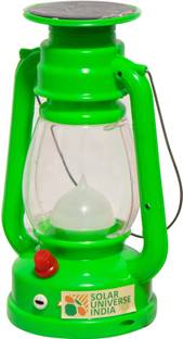 SOLAR UNIVERSE INDIA SUI LED Solar Lantern, Emergency Light & Lamp - Lalu - Green 5 hrs Lantern Emergency Light