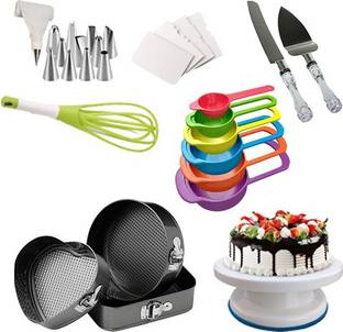 RAJJA All In One Cake Combo Kitchen Tool Set