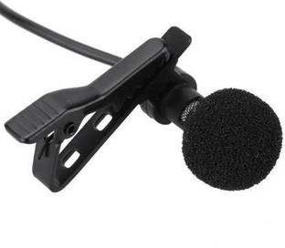 Miraaz METAL Microphone For | Collar Mike for Voice Recording | Lapel Mic Mobile, PC, Laptop, Android Smartphones, Microphone (Black) Microphone