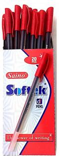 saino Softek Red Ball Pen