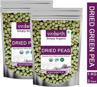 Vedarth Organic Green Peas (Whole)