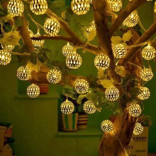 wonder digital 16 LEDs 5.08 m Yellow Steady Ball Rice Lights