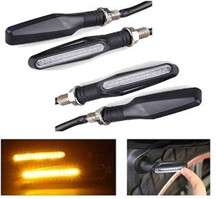 QUIRKY ZONE Front, Rear LED Indicator Light for Universal For Bike