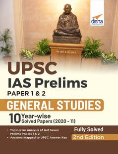 Upsc IAS Prelims Paper 1 & 2 General Studies 10 Year-Wise Solved Papers (2020 - 11)
