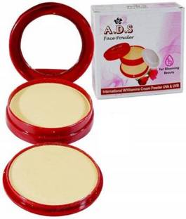 ads Face Compact Powder Compact (Beige, 25 g) Compact