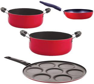 NIRLON CVG_UP7_CS26_CS24 Non-Stick Coated Cookware Set