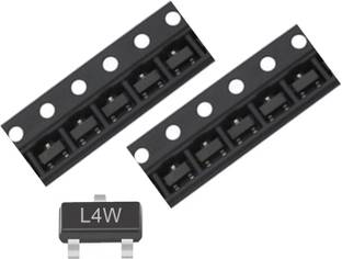 e4u BAT54 L4 Schottky Barrier Diodes SOT-23 SMD Package - 10 No's Electronic Components Electronic Hobby Kit