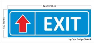 Clear Design EXIT Emergency Sign
