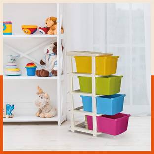 TechHark Plastic Free Standing Chest of Drawers