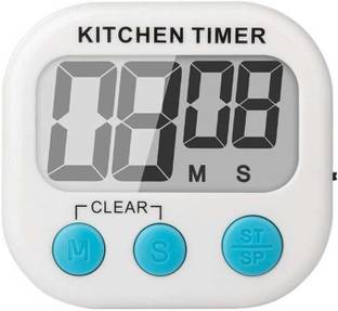 Gadget Hero's Compact Lab & Kitchen Timer With Alarm With Table Stand & Fridge Magnet GH-118 Digital Kitchen Timer