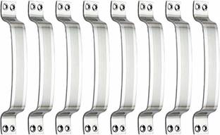 Sun Shield Sun Shield Stainless Steel for Home & Kitchen Doors/Cabinet/Window Handles - D Curve - 6 inch - Set of 8 pcs Stainless Steel Door Handle