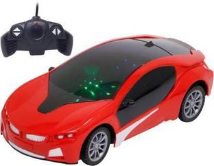 Tenmar Chargeable 3D Remote Control Lightning Famous Car (Red)