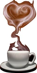 Sahaj Décor 30 cm Some cup of Tea with Lemon Self Adhesive Sticker