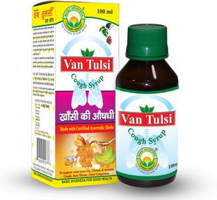 Basic Ayurveda Van Tulsi Cough Syrup 100 Ml