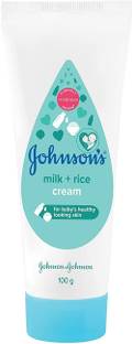 JOHNSON'S Baby Milk and Rice Cream for Summer, 100g