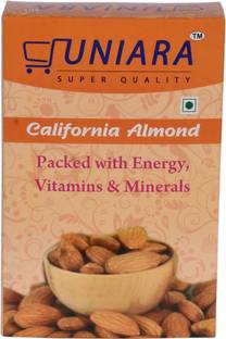 UNIARA 100% Natural Premium Quality Raw Almonds/ Badam Dry fruits Almonds