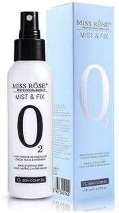 MISS ROSE O2 Skin Complex Mist & Fix Primer - 120 ml (Transparent) Primer  - 120 ml