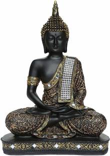 skmultistoreworld samadi buddha Decorative Showpiece  -  10 cm