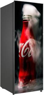 wallpics 60 cm Coca Cola Fridge Sticker skin Fully Waterproof Vinyl Sticker frs2031 Self Adhesive Sticker
