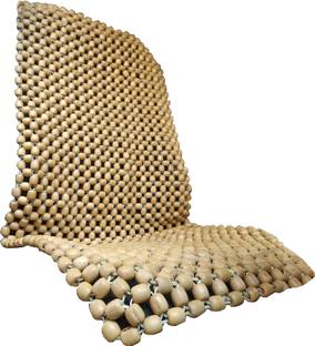 Q1 Beads Wooden Bead Seating Pad For  Volkswagen, Mahindra, Hyundai, Maruti Suzuki, Toyota, Ford, Tata, BMW, Mercedes Benz, Jeep, Honda, Volvo, Universal For Car Swift Dzire, i10 Active, Creta, WagonR, Ciaz, Civic, Universal For Car