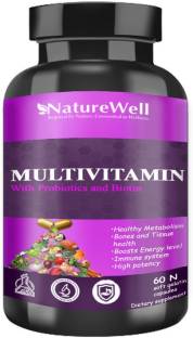 Naturewell Multivitamin, Multiminerals, antioxidants for daily health, Nutrition (Purple) (Natural)