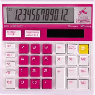 jito JT-512 White - Pink 18 Months Warranty Basic  Calculator