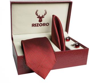 RIZORO Satin Tie & Cufflink