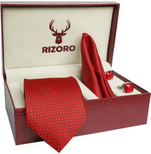 RIZORO Satin Tie & Cufflink