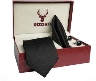 RIZORO Satin Tie & Cufflink