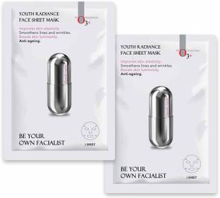 O3+ FACIALIST YOUTH RADIANCE SHEET MASK WITH GLYCOLIC 2 Pcs