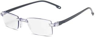 Augen Rimless (+3.00) Rectangle Reading Glasses