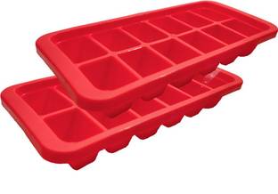 Plastico Multicolor Plastic Ice Cube Tray