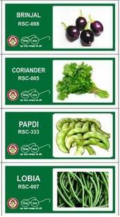 VibeX 4-Varieties-Top Selling Vegetable Seeds Combo Seed