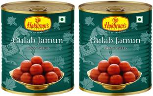 Haldiram's Gulab Jamun (Pack Of 2) Tin