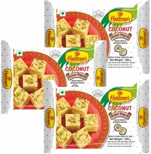Haldiram's Soan Papdi (Coconut Flavour) (Pack of 3) Box