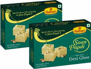 Haldiram's Soan Papdi Special Ghee (Pack of 2) Box