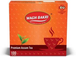 Waghbakri PREMIUM TEA BAG (100 BAGS) Black Tea Box
