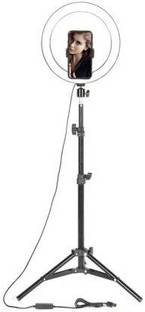 Wrapo 10 Inch Ring Light With Tripod Stand In 3 Modes Adjustable Light Dimmable Light For smartphone With Phone Holder For Youtube Tik tok Video Live Photo Studio make up Tripod Tripod