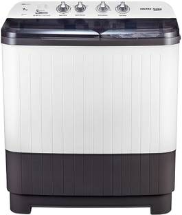 Voltas Beko by A Tata Product 7 kg Semi Automatic Top Load Washing Machine White, Grey
