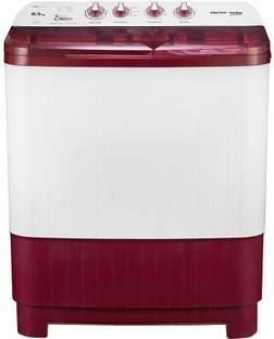 Voltas Beko by A Tata Product 8.5 kg Semi Automatic Top Load Washing Machine White, Maroon