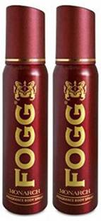 FOGG Monarch Deodorant - Pack of 2 Body Spray  -  For Men
