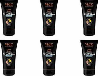 VLCC ULTIMO BLENDS CHARCOAL FACE WASH FOR WHITENING & DETOXIFYING PACK OF 6 (100MLX6) Face Wash